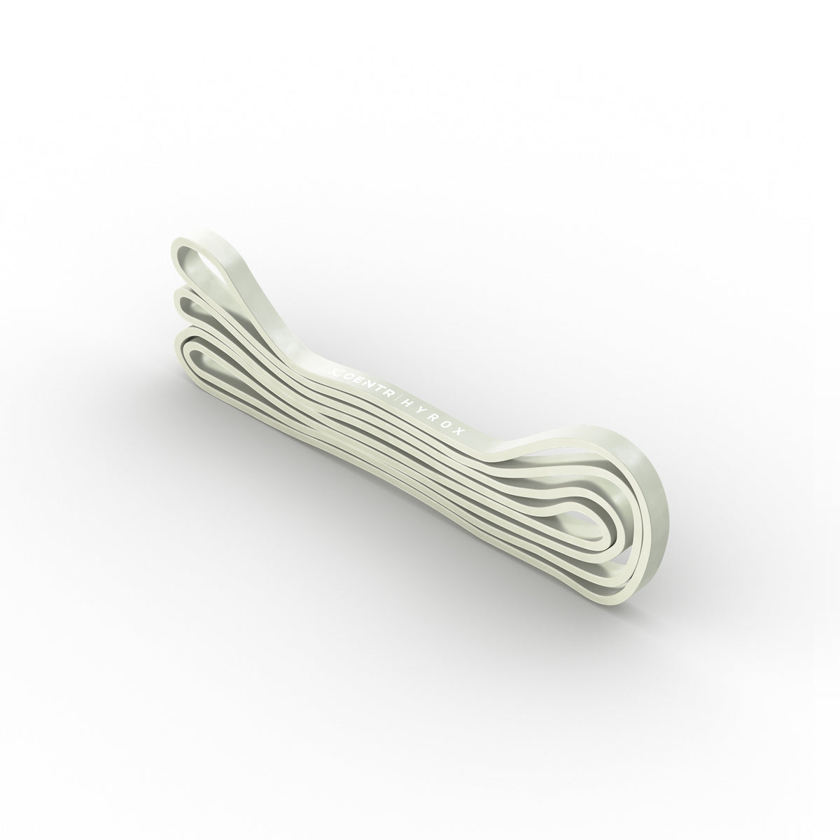Centr x HYROX Perform Series latex resistance band - Cool Gray 8C - 25-65 lb - view 1