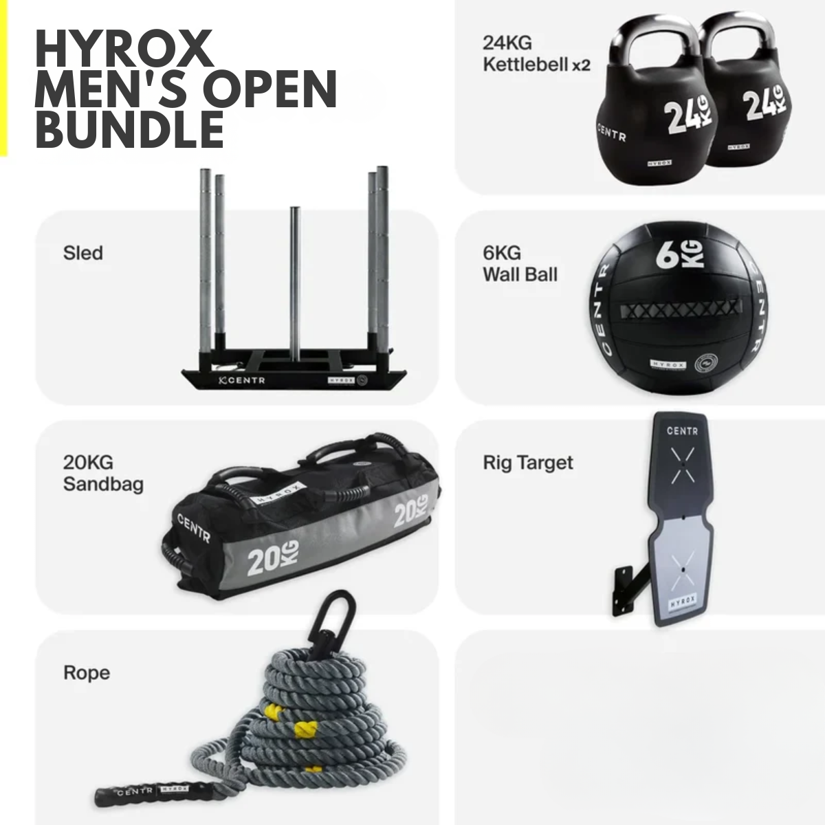 Hyrox Men's Open Bundle