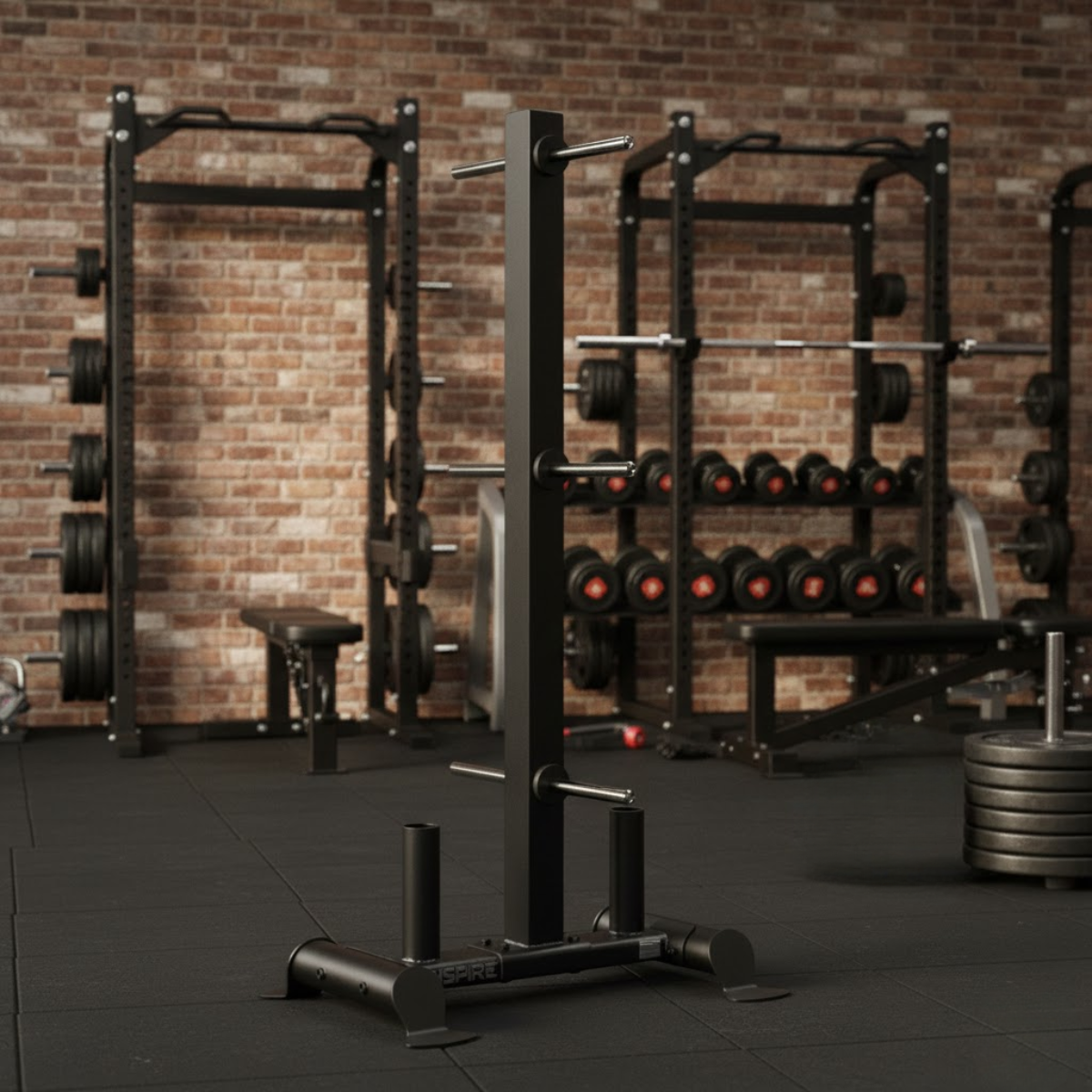 BUMPER PLATE AND BAR STORAGE TREE