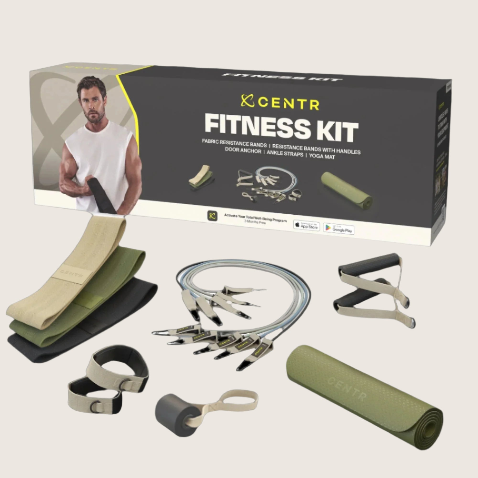 Centr Fitnesa komplekts