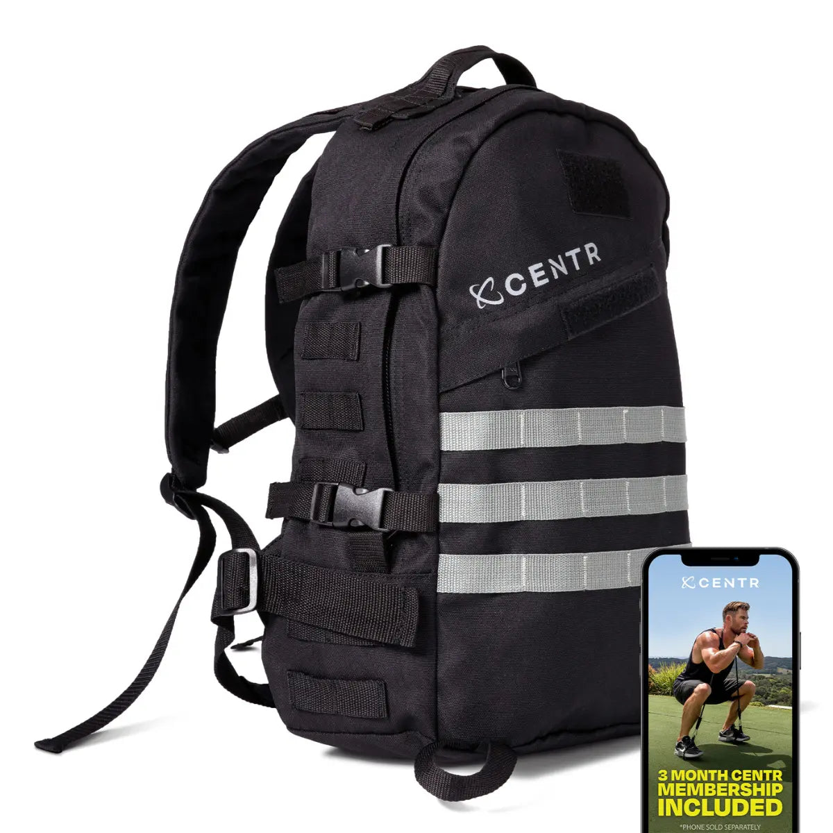 Mittelgewichteter Rucksack 22,7 kg für Outdoor-Training