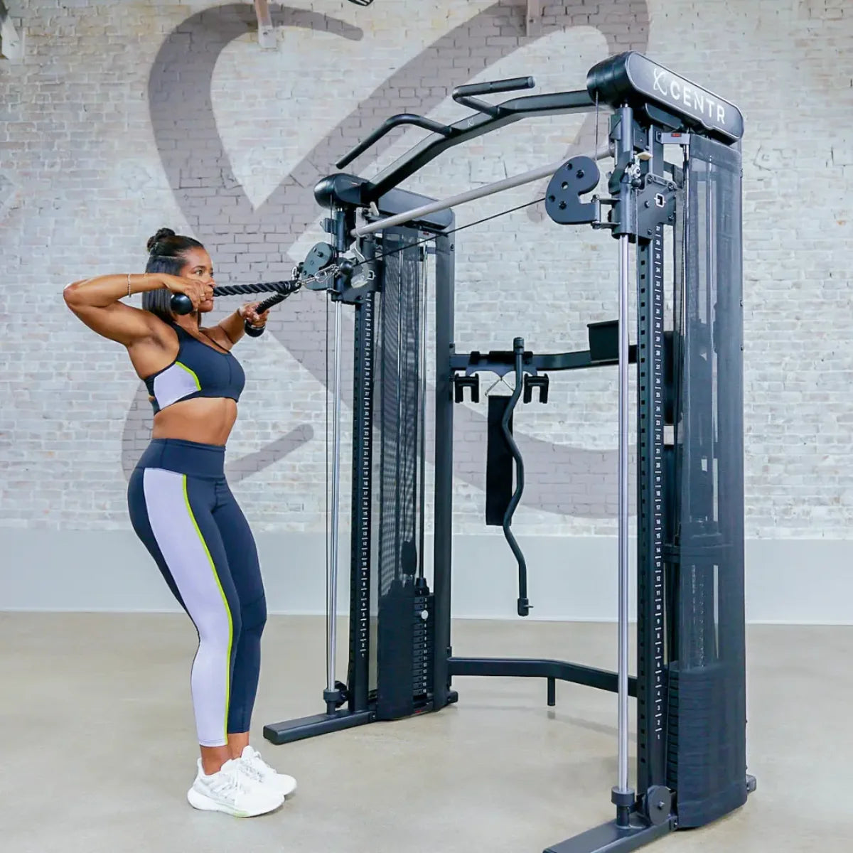 Centr 3 Home Gym Functional Trainer med Selectorized Smith Bar - Centrcentrllc