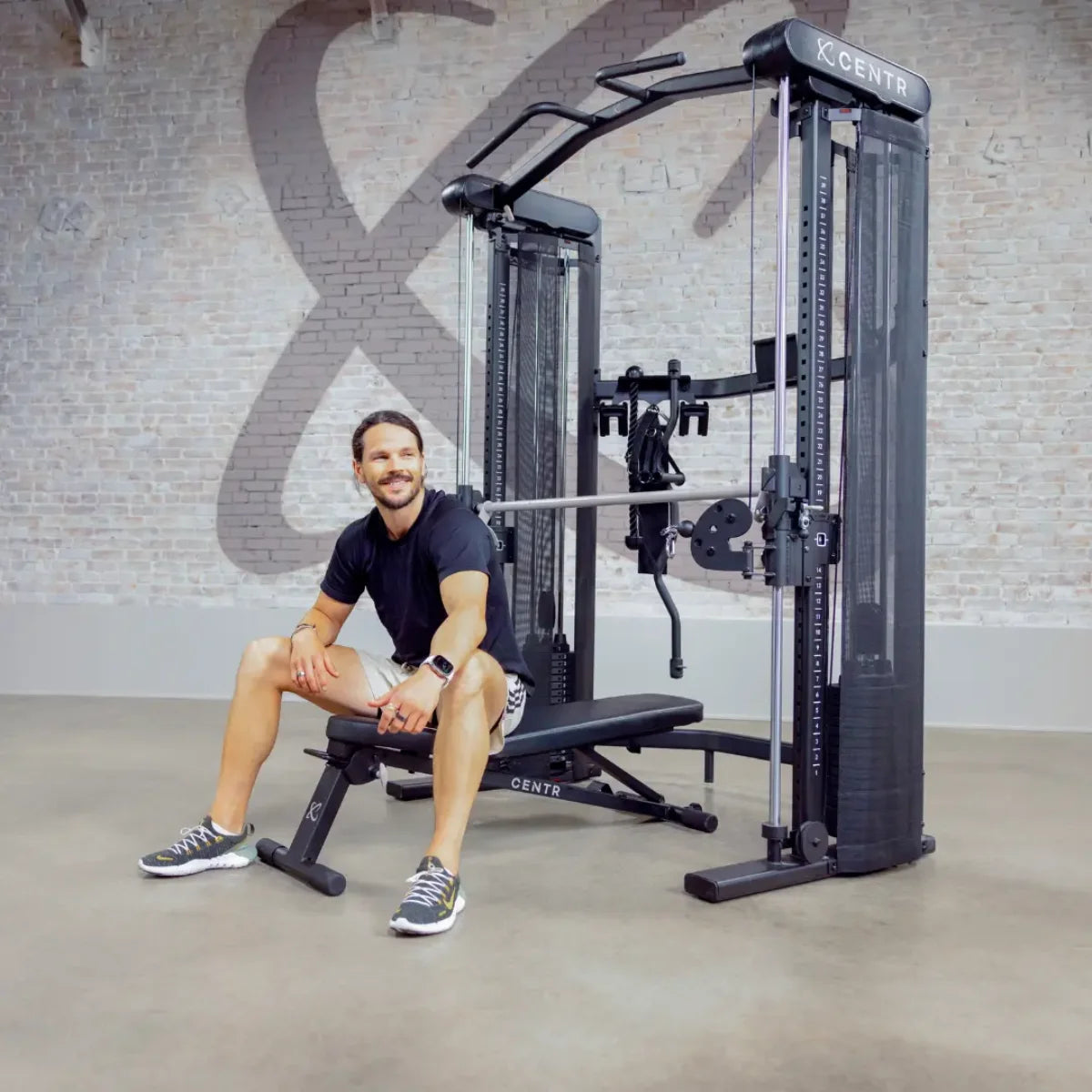 Centr 3 Home Gym Functional Trainer med Selectorized Smith Bar