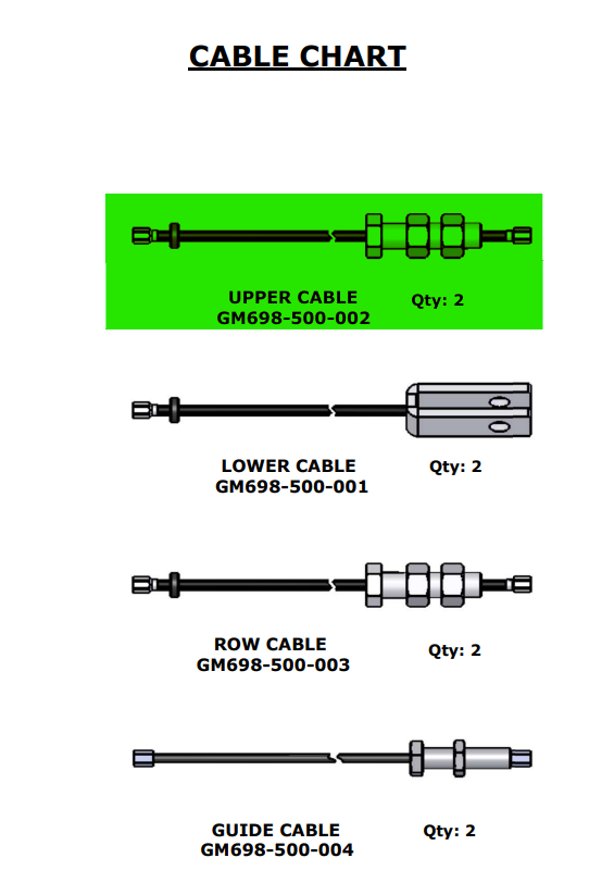 Inspire SCS Upper Cable - Centrcentrllc