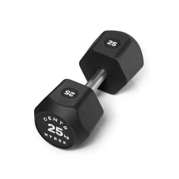 CENTR x HYROX 25 kg Urethane Dumbbell