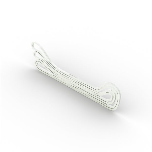 Centr x HYROX Perform Series latex resistance band - White - 05-15 lb - view 1