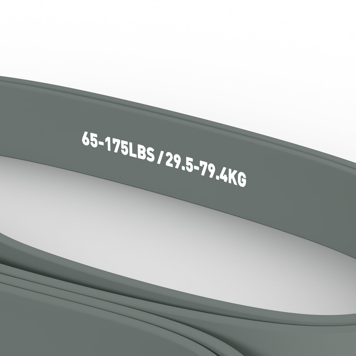 Centr x HYROX resistance band Cool Gray 11C 65-175 lb - view 4