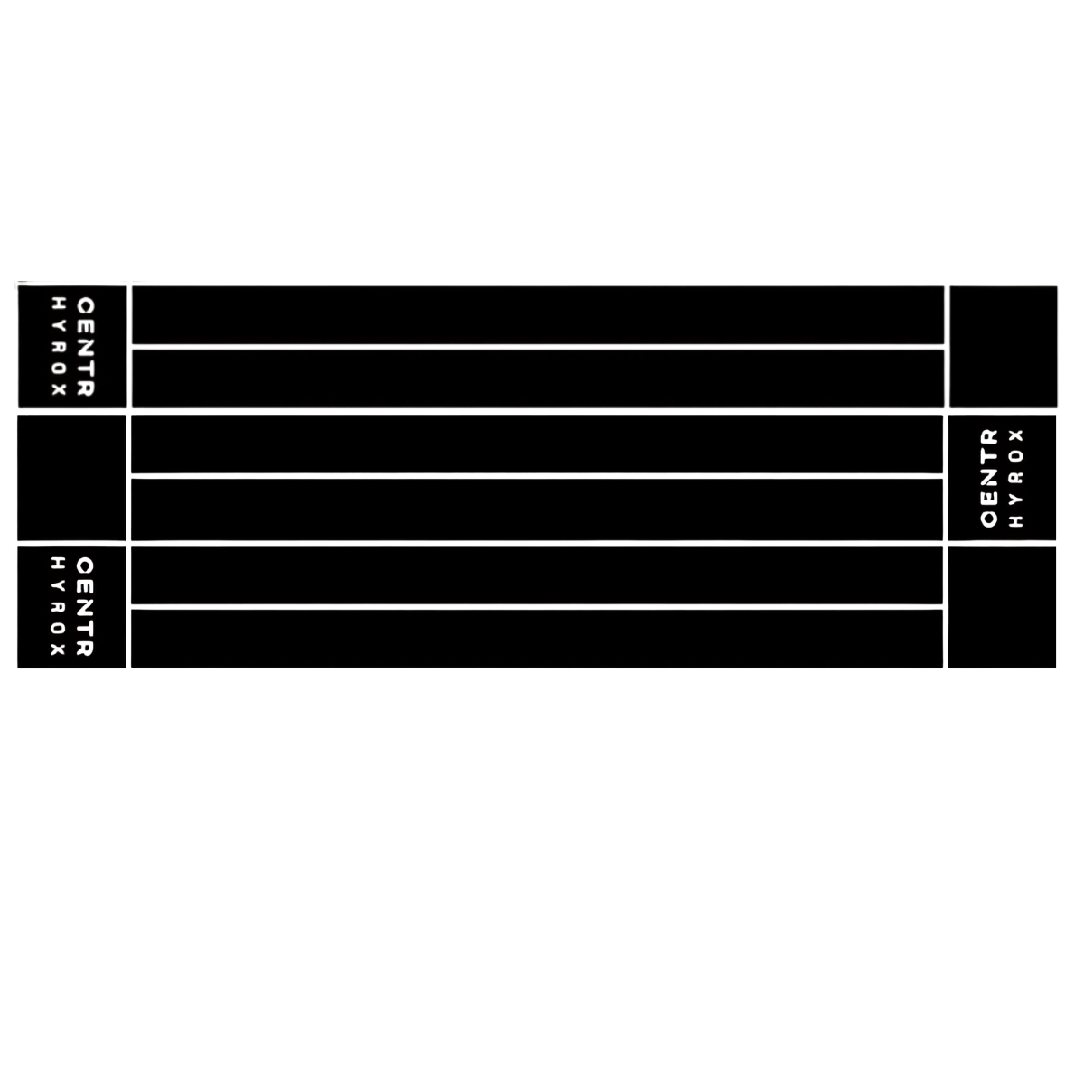 Official HYROX 6-Lane Turf System – Complete with End Zones