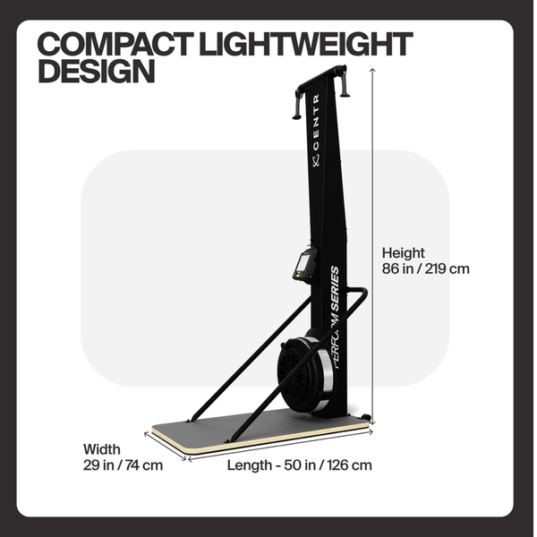 Centr Perform Series Ski Machine With Platform