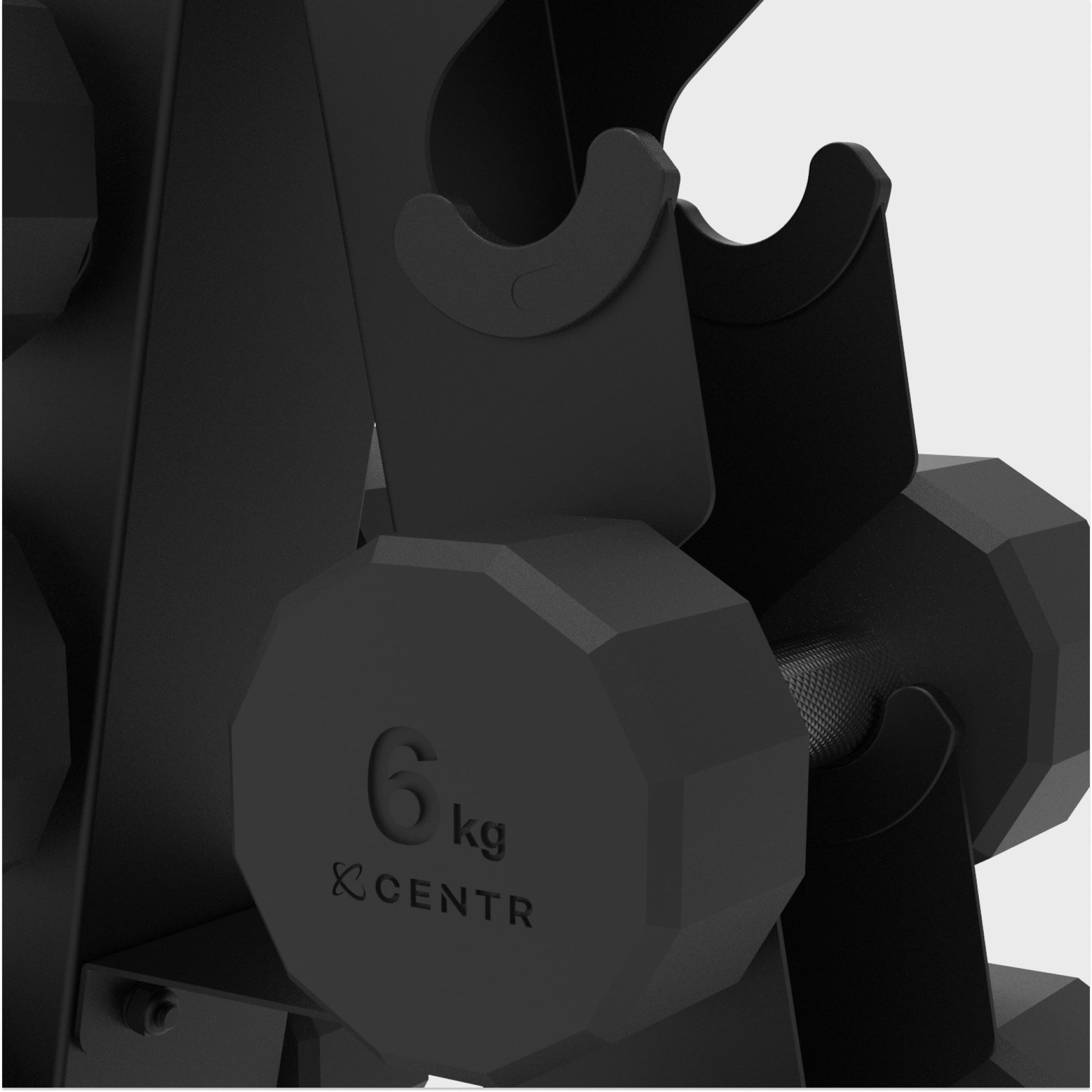 Dumbbell tower with dumbbellset
