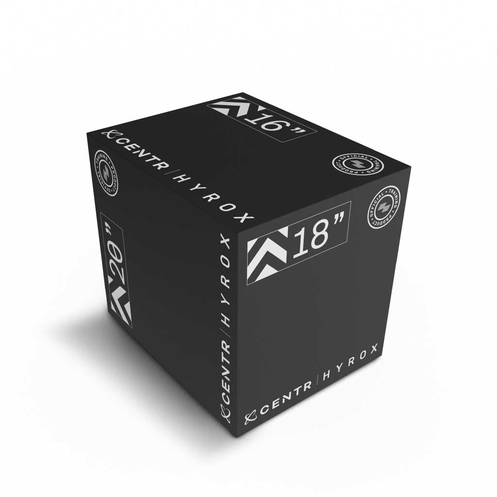 Centr x HYROX foam plyo box 40.6 × 45.7 × 50.8 cm, top view