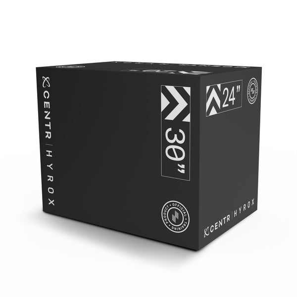 Centr x HYROX foam plyo box 50.8 × 61 × 76.2 cm, angled product view