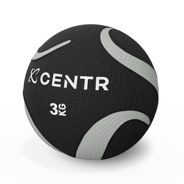 Centr x HYROX Perform Series slam ball 3 kg, front view