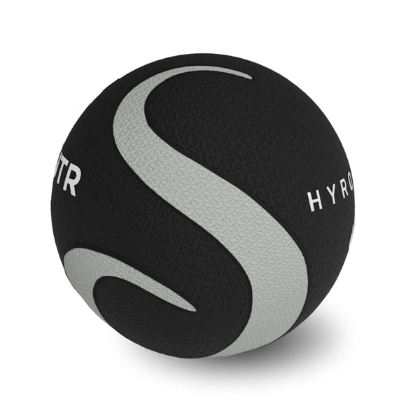 Centr x HYROX 3 kg slam ball, angled view