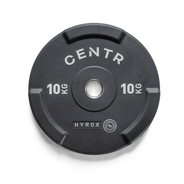 Centr x Hyrox Interlocking Bumper Plate 10kg - Centrcentrllc