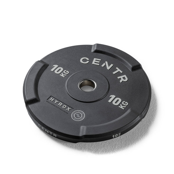 Centr x Hyrox Interlocking Bumper Plate 10kg - Centrcentrllc