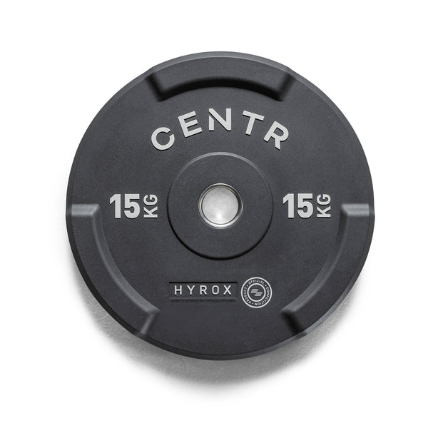 Centr x Hyrox Interlocking Bumper Plate 15kg - Centrcentrllc