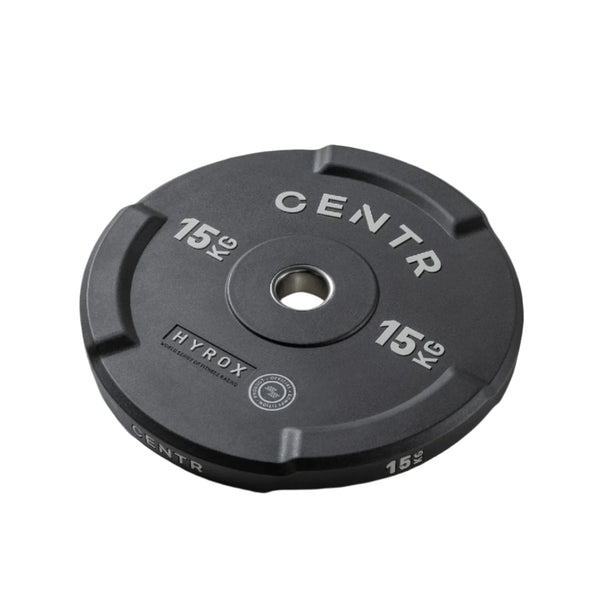 Centr x Hyrox Interlocking Bumper Plate 15 kg - Centrcentrllc