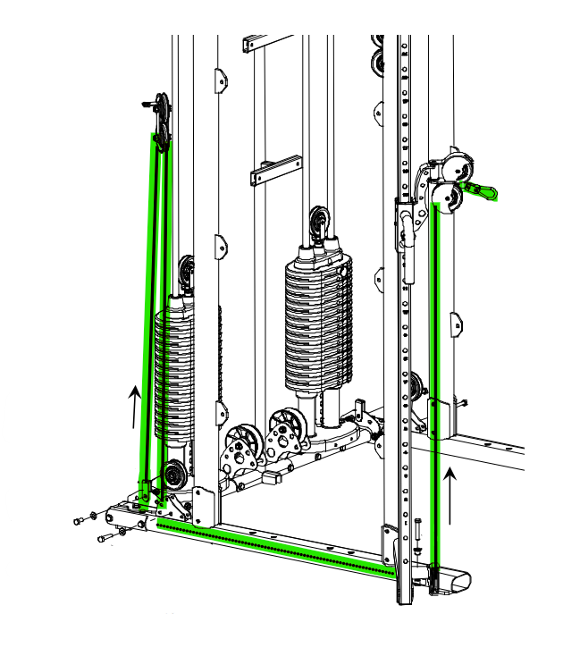Inspire SCS Lower Cable - Centrcentrllc