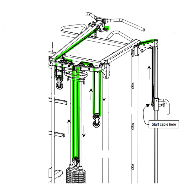 Inspire SCS Upper Cable - Centrcentrllc